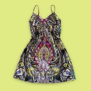 Eci New York Paisley Mini Dress